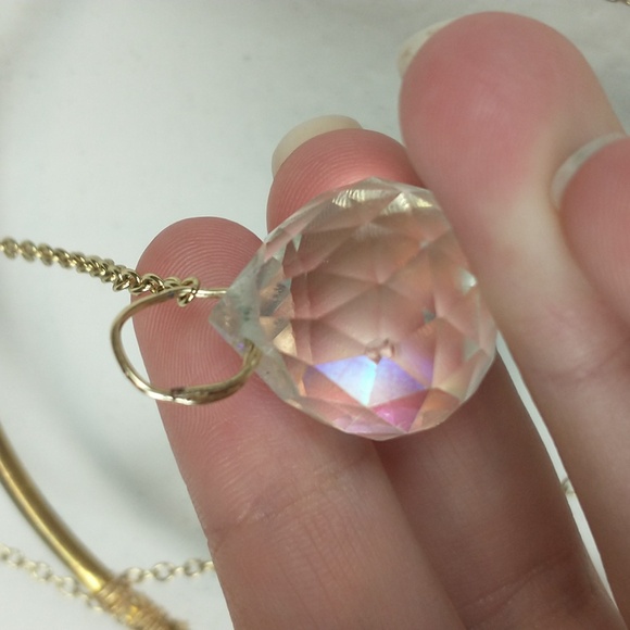 Handmade Suncatcher Red Burgundy Beaded Heart Boho Window Art Garden Hippe - Picture 5 of 6